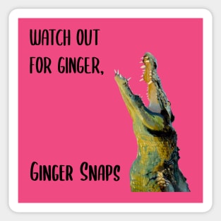 Ginger Snaps Sticker